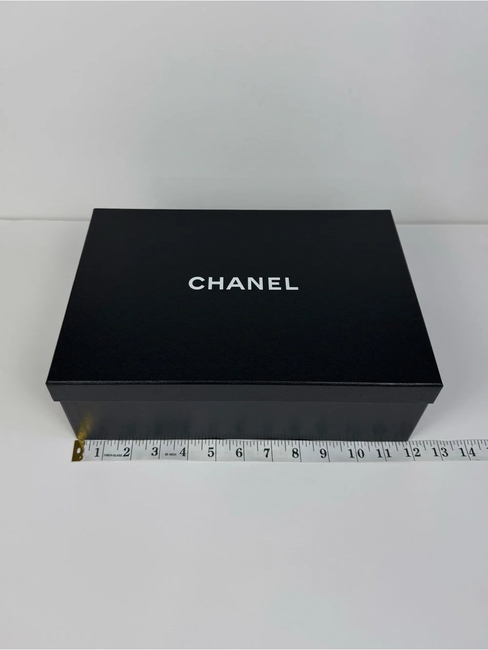 CHANEL Empty Gift Shoes Box Storage Cardboard Black 8